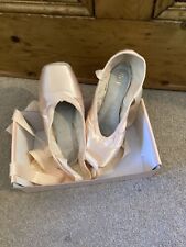 Nearly- new Bloch Triomphe suede toe cap pointe ballet shoes 5D for sale  Shipping to South Africa