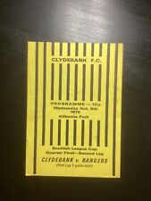 1976 clydebank rangers for sale  FAREHAM