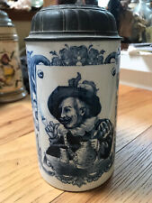 Antique Mettlach V&B Stein Delft # 5005/5188 “Dutch Drinker” 1/2L for sale  Shipping to South Africa