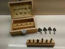 10 Router Bits In Case - Most - NEW - 4 with Ball Bearing Guides for sale  Shipping to South Africa