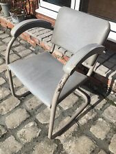 chair grey upcycled vintage for sale  BARNETBY