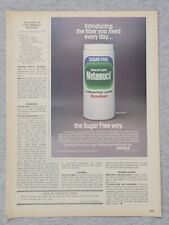 1984 página de publicidad de revista Metamucil sin azúcar anuncio impreso vintage segunda mano  Embacar hacia Argentina