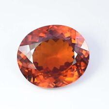 Precioso granate naranja 100% natural de Mozambique forma ovalada 24x21 mm piedra preciosa suelta segunda mano  Embacar hacia Argentina