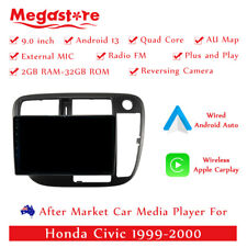 9" Carplay Auto Android 13 carro GPS unidade principal estéreo para Honda Civic 1999-2000 comprar usado  Enviando para Brazil