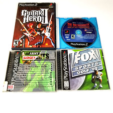 Lote de 4 jogos para PS1 e PS2 Guitar Hero II, Incredibles Underminer, Army Men, golfe comprar usado  Enviando para Brazil