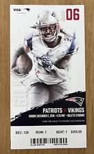 2018 patriots vikings for sale  Tampa