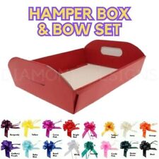 Red hamper tray for sale  Shipping to Ireland