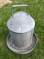 galvanised poultry feeder for sale  WYMONDHAM