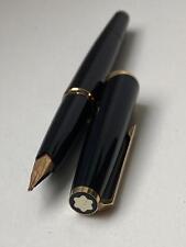 Mont Blanc Piston Filler 121 750 Gold Spring Black 70s Fountain Pen 021, used for sale  Shipping to South Africa