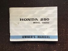 cb250 manual for sale  HOLSWORTHY