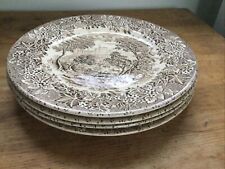 Antique brown transferware for sale  LAUNCESTON