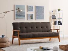 Charcoal fabric sofa for sale  SHOTTS