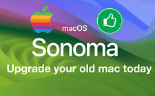 Latest patched MacOS Sonoma installer for unsupported iMac MacBook Air Pro Mini, used for sale  Shipping to South Africa