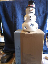 Partylite snowman figurine for sale  ORKNEY