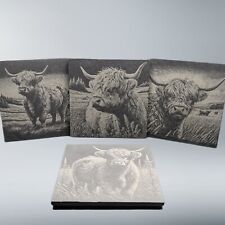 Highland cow engraved for sale  DONCASTER