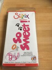 Sizzix girly sweet for sale  WIGSTON