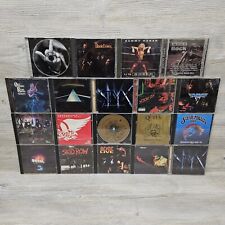 Lote de 19 CDs de música rock hair metal anos 80 Aerosmith Skid Row Ozzy ACDC Motley Crue comprar usado  Enviando para Brazil