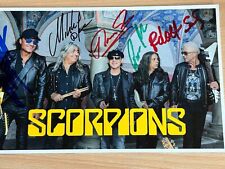 Scorpions 15x20 autogrammkarte gebraucht kaufen  Perkam