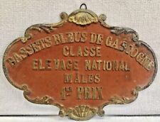 Ancienne plaque concours d'occasion  Crémieu