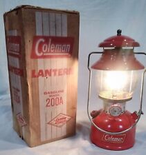 Used, WORKING VINTAGE COLEMAN 200A GAS RED LANTERN 7-59 JULY 1959 WORKS ORIGINAL BOX for sale  Shipping to South Africa