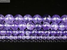 Grade AAA Natural Lavender Amethyst Gemstone Round Beads 15.5'' 4mm 6mm 8mm 10mm til salg  Sendes til Denmark