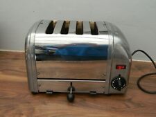 Used, DUALIT 4 SLICE  CLASSIC TOASTER-  STAINLESS STEEL AND CHROME  FINISH for sale  Shipping to South Africa