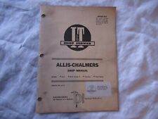 Allis Chalmers D21 D-21 series II 210 220 tractor service shop manual, used for sale  Canada