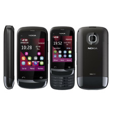 Telefone Slide Bluetooth 2.6" Original Nokia C2-02 C202 Touch e Tipo 2G GSM 2MP, usado comprar usado  Enviando para Brazil