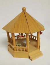 Wood Gazebo Decor Dollhouse Vintage Handmade 1995 Patio Furniture Aprox. 4.5x4  for sale  Shipping to South Africa
