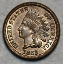 Uncirculated 1863 indian for sale  Shipping to Ireland