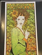 Greensky Bluegrass Red Rocks Poster Chuck Sperry Lady 2017  for sale  USA