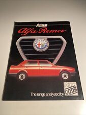 Alfa romeo autocar for sale  NEWCASTLE UPON TYNE