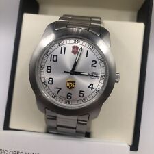 Victorinox Swiss Army relógio masculino data aço inoxidável 26006 CB UPS NA CAIXA comprar usado  Enviando para Brazil