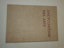 Livre ENCYCLOPEDIE DES ARTS / Edition 1960 d'occasion  Bron