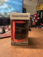 Rugged Speaker (19YX01) / Bluetooth / Red NEW (Open Box) for sale  Shipping to South Africa