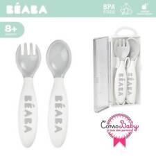 Beaba - Sztućce plastikowe w etui grey na sprzedaż  PL