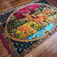 Vintage deer tapestry for sale  Rochester