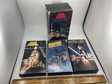 Conjunto Star Wars Trilogy VHS 1995 sem capa interna fita de vídeo vintage comprar usado  Enviando para Brazil