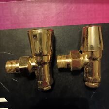 Gold radiator valves for sale  SOUTH OCKENDON