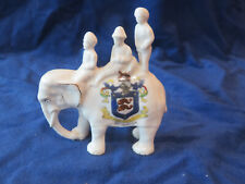 Crested china elephant for sale  LUTON