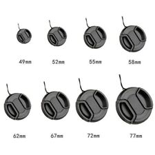 For Camera LensCenter Pinch Lens Cap cover 39/49/52/55/58/62/67/72/77/82/86mm for sale  Shipping to South Africa