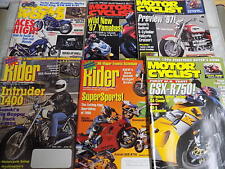 Revistas de motocicleta antigas: Rider, Touring Rider, Cycle World (1995-2007) U-Pick comprar usado  Enviando para Brazil