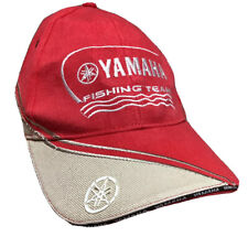 Yamaha Motors Fishing Team Embroidered Adjustable OSFA Red/White Cap Marine Hat for sale  Shipping to South Africa