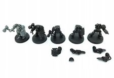 Warhammer 40k Space Marines Assault Terminator Squad zestaw 5 plastikowych miniatur, używany na sprzedaż  PL