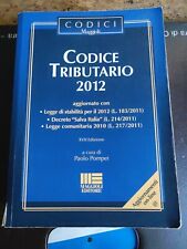 Codice tributario 2012 usato  Imola