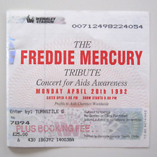 Freddie Mercury 1992 Tribute Concert Ticket Stub Wembley Stadium (Queen) NM comprar usado  Enviando para Brazil