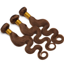 Virgin Indian Remy 100% Human Hair Extensions Hair Bundles Sewn In Body Wave USA for sale  Shipping to South Africa