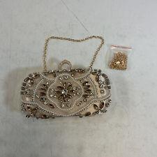 Bolsa clutch feminina UBORSE ouro cristal frisado strass festa de casamento comprar usado  Enviando para Brazil