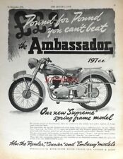 Ambassador 197cc vintage for sale  SIDCUP