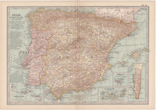 1902 map spain for sale  HORNCASTLE